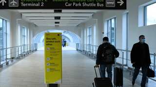 Dozens of flights cancelled in UK and Ireland due to Storm Kathleen