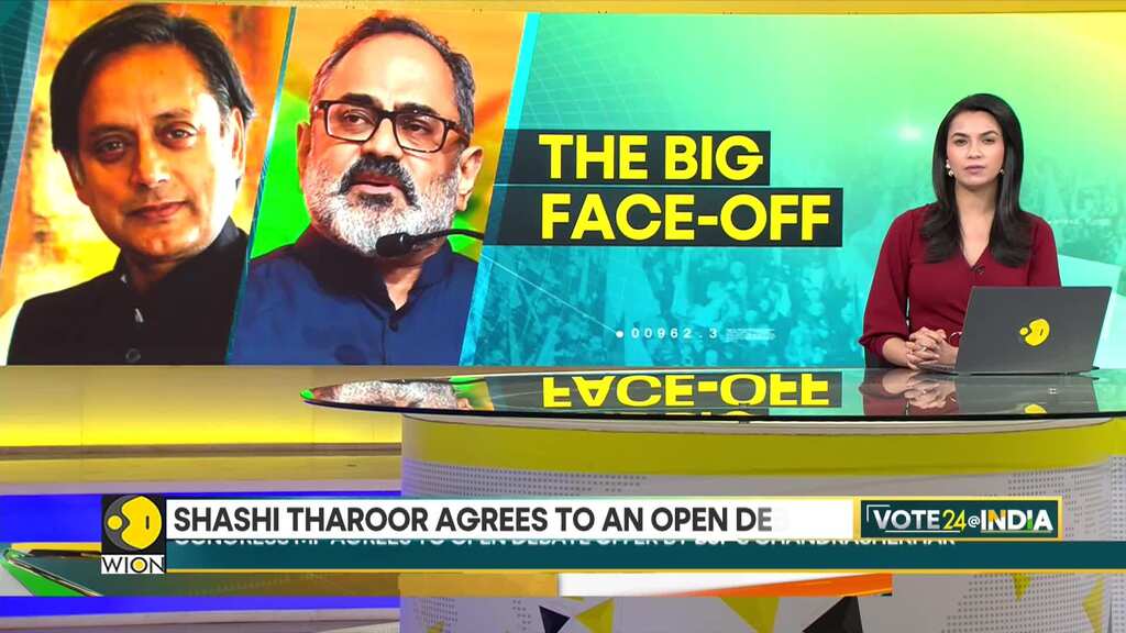 India Election 2024: Shashi Tharoor agrees to an open debate offer by Rajeev Chandrashekhar