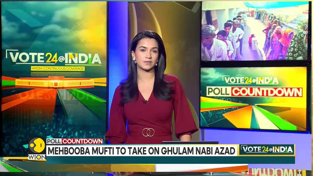 India Elections 2024: Mehbooba Mufti to contest against Ghulam Nabi Azad for Anantnag Lok Sabha seat