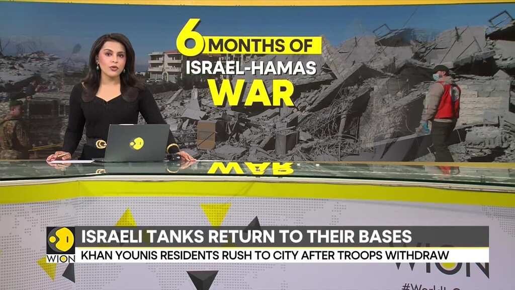 Israel War: Khan Younis residents rush to city after troops withdraw