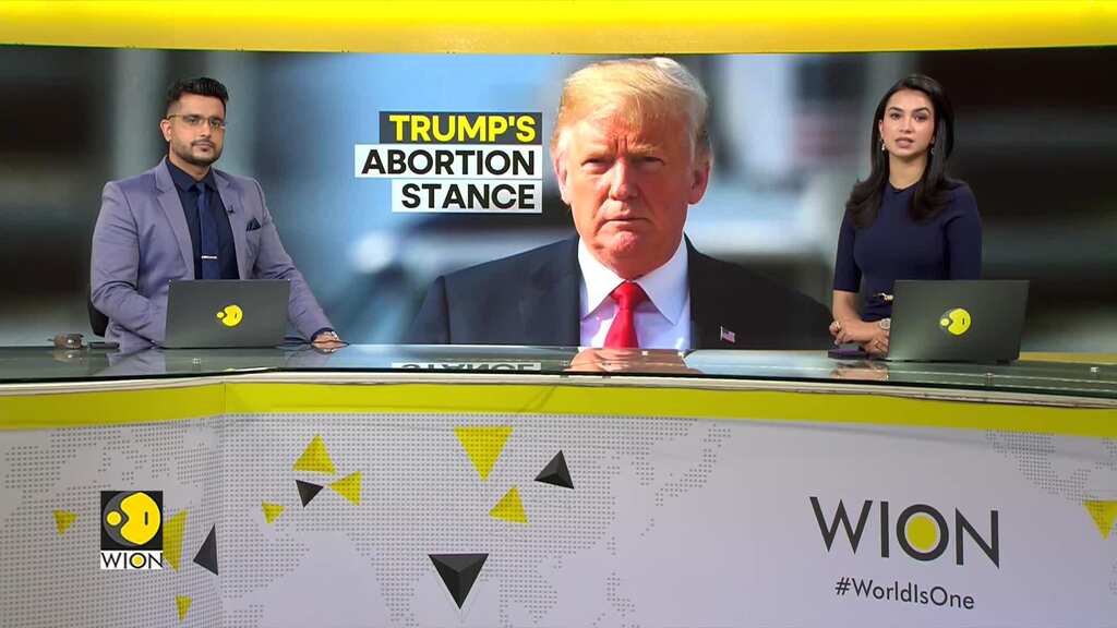 Former US President Donald Trump says states should decide abortion rights
