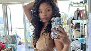 The Little Mermaid star Halle Bailey shows off her post-baby body in bikini: Pics