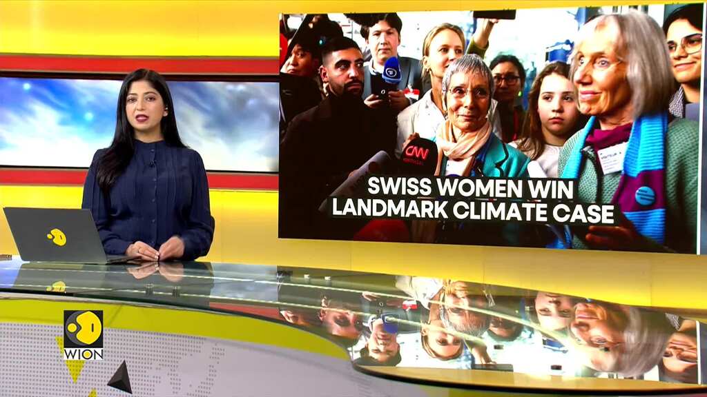 Older Swiss women win historic climate court ruling
