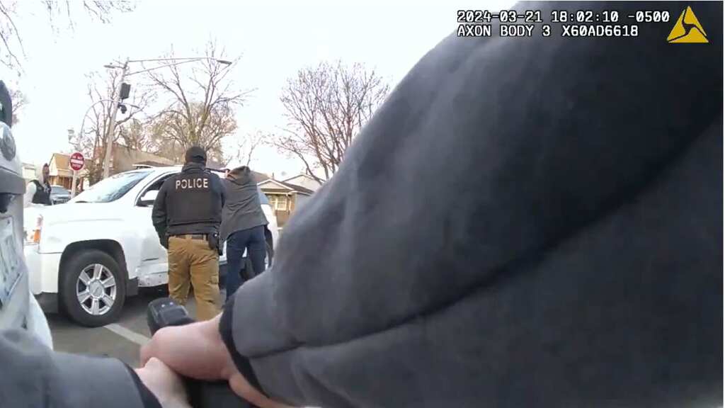 'Nothing but plain murder': Chicago police bodycam footage shows moment officers fired 96 shots at Dexter Reed