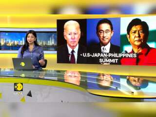President Marcos Jr. arrives in Washington for first Philippines-US-Japan trilateral meet