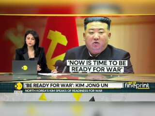 North Korea's Kim speaks of readiness for war