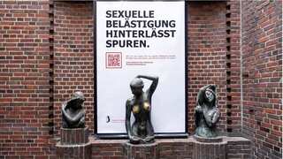 'Sexual harassment leaves a mark' on humans and statues; German NGO's unique awareness campaign