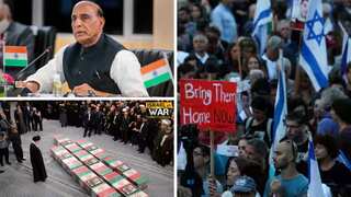 Top 10 world news: US warns of major Iranian strikes on Israel, Rajnath Singh hits out at Pakistan; and more
