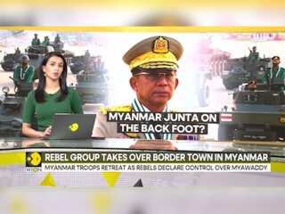 Myanmar: Rebel group takes over border town of Myawaddy