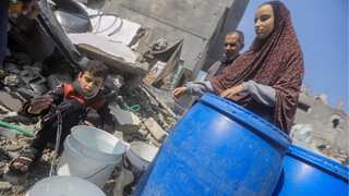 UN warns of waterborne illnesses in Gaza as clean water dwindles