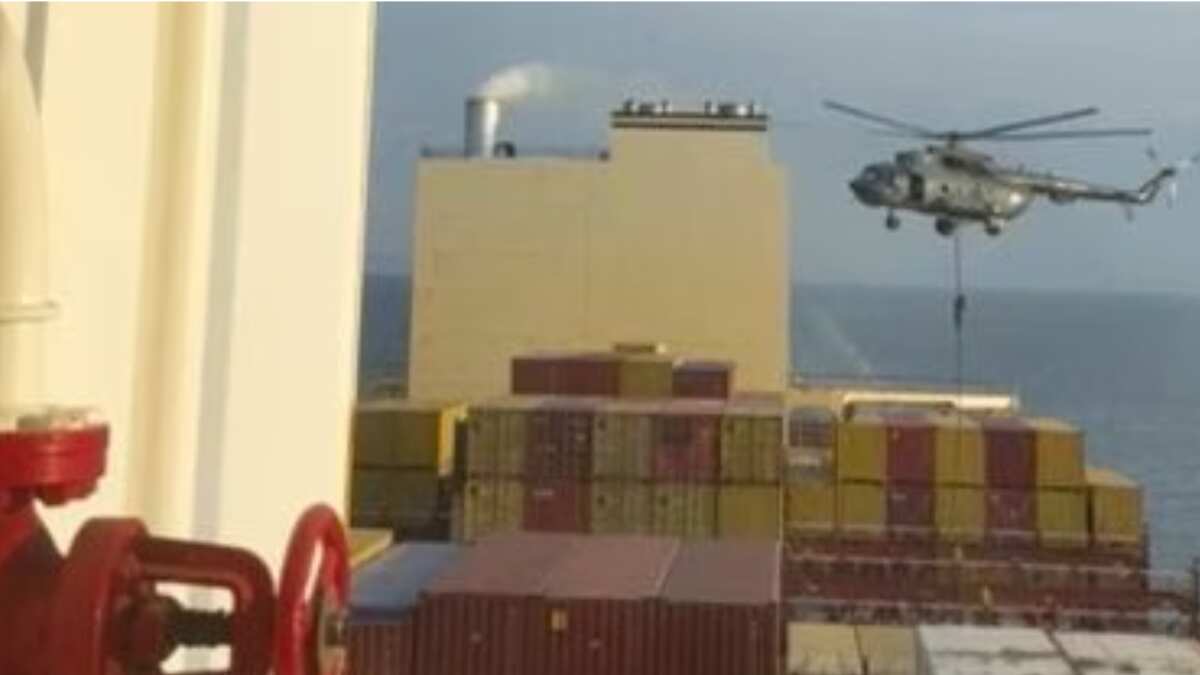 Iran seizes Israel-linked ship MCS ARIES near Strait of Hormuz