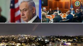 Israeli skies ruffled by air defence rockets as Iran launches retaliatory strikes