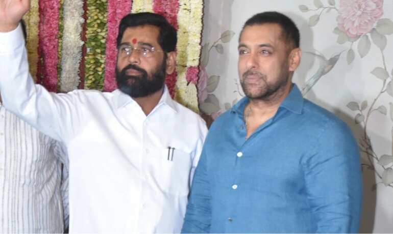 Maharashtra CM Eknath Shinde speaks to Salman Khan after firing incident outside his house