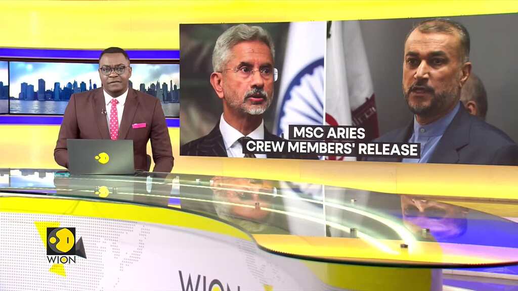 MSC aries crew members' release: Indian EAM S Jaishankar holds talks with Iran and Israel