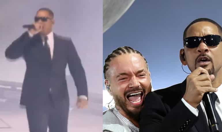 All things alien! Will Smith surprises at Coachella as Agent A from Men in Black All things alien! Will Smith surprises at Coachella as Agent A from Men in Black