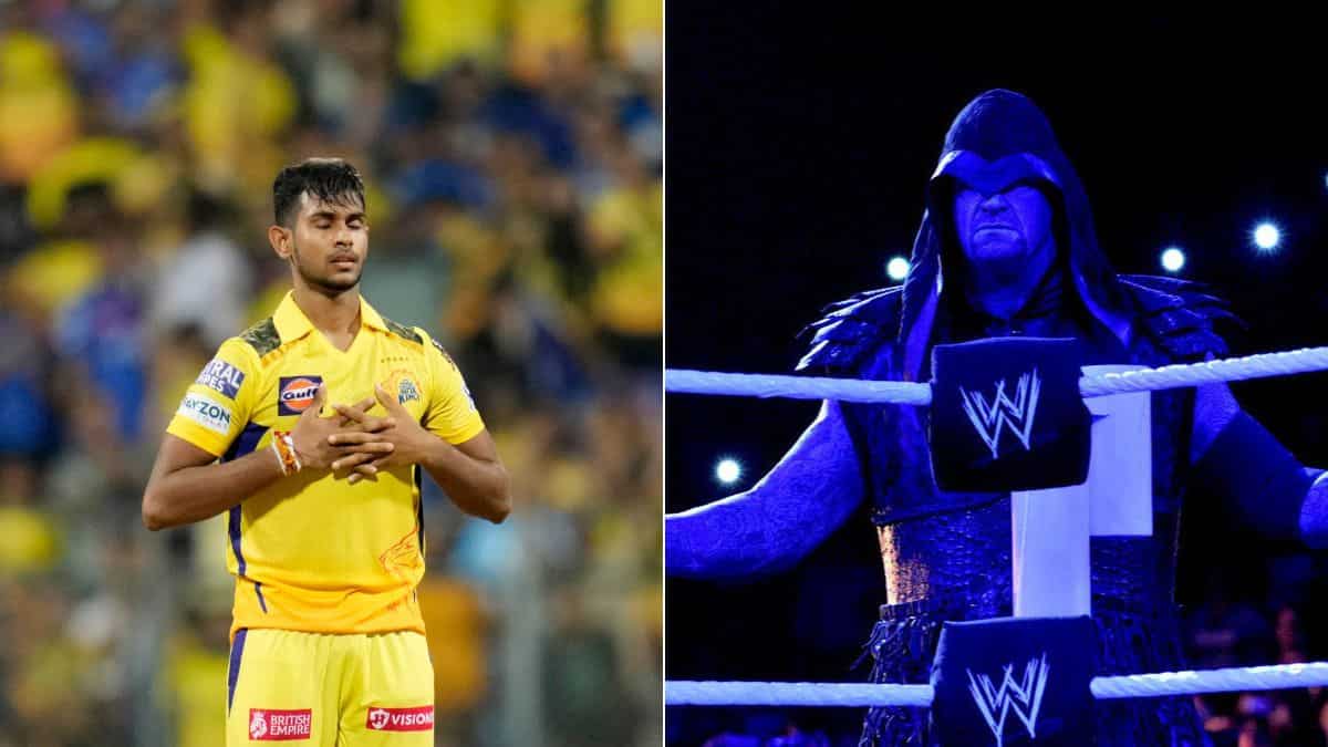 IPL 2024: ‘So that’s why you become The Undertaker’ – Dube questions Pathirana for ‘unique celebration’ IPL 2024: ‘So that’s why you become The Undertaker’ – Dube questions Pathirana for ‘unique celebration’