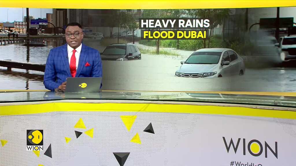 Heavy rain and flash flood in UAE