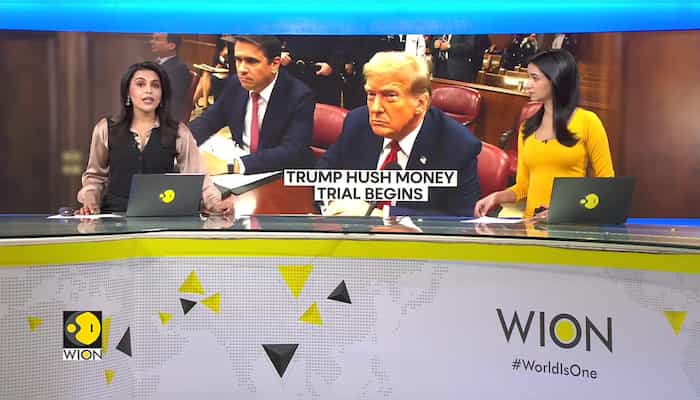 US: Donald  Trump's historic criminal Hush Money trial: First day of trial