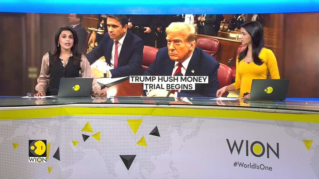 US: Donald  Trump's historic criminal Hush Money trial: First day of trial