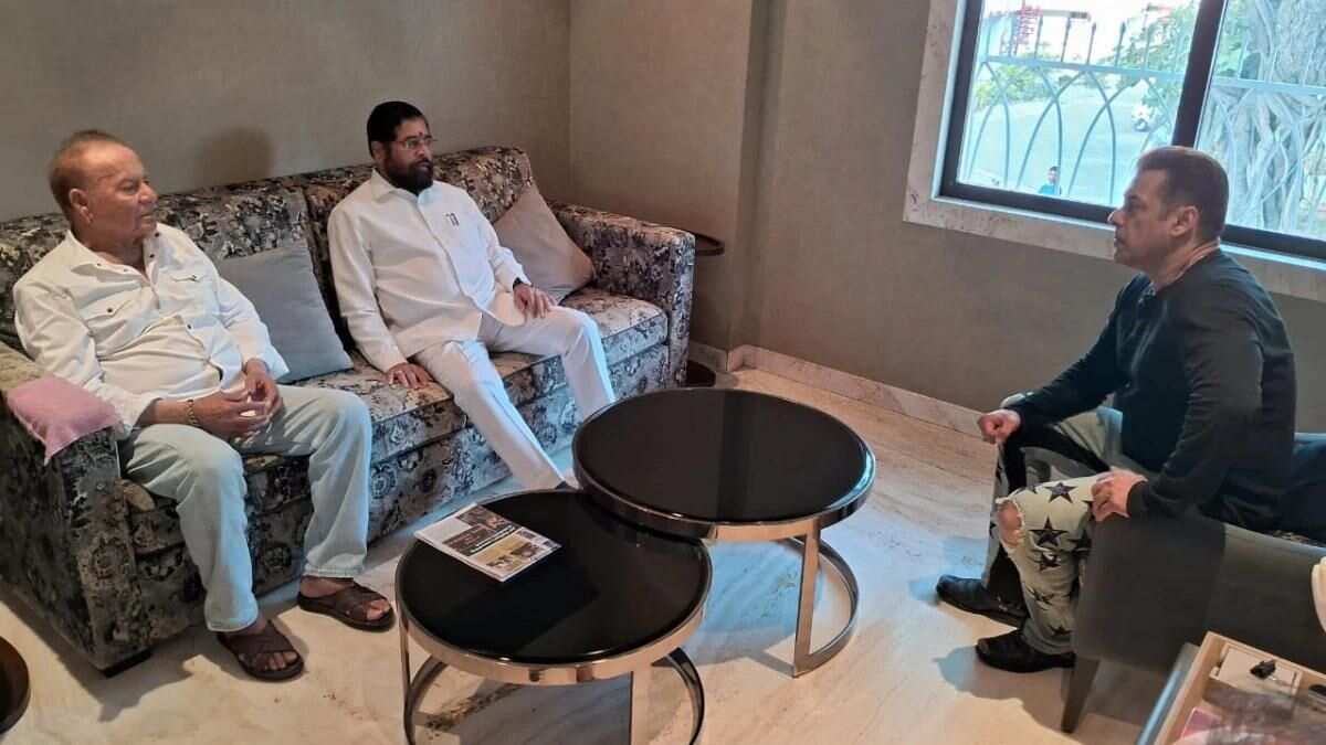 Maharashtra CM Eknath Shinde meets Salman Khan after firing incident; says ‘will finish Lawrence Bishnoi’ Maharashtra CM Eknath Shinde meets Salman Khan after firing incident; says ‘will finish Lawrence Bishnoi’