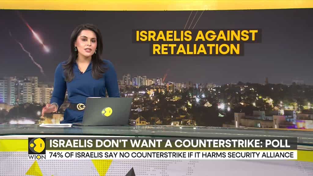 Iran attacks Israel | 74% Israelis don't want counterstrike even if it harms security alliance: Poll