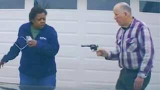 81-year-old scam victim killed Uber driver who had come to collect a package, video shows