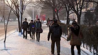 North Koreans are under the lens, quite literally. Thanks to Chinese surveillance equipment