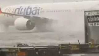 WATCH: Planes wade through flash floods at Dubai airport, several flights cancelled