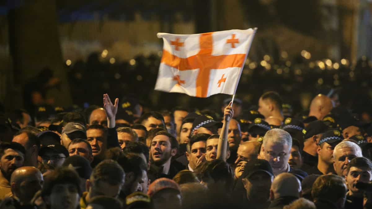 Georgia presses on with controversial ‘foreign agents’ bill, putting its EU bid at risk