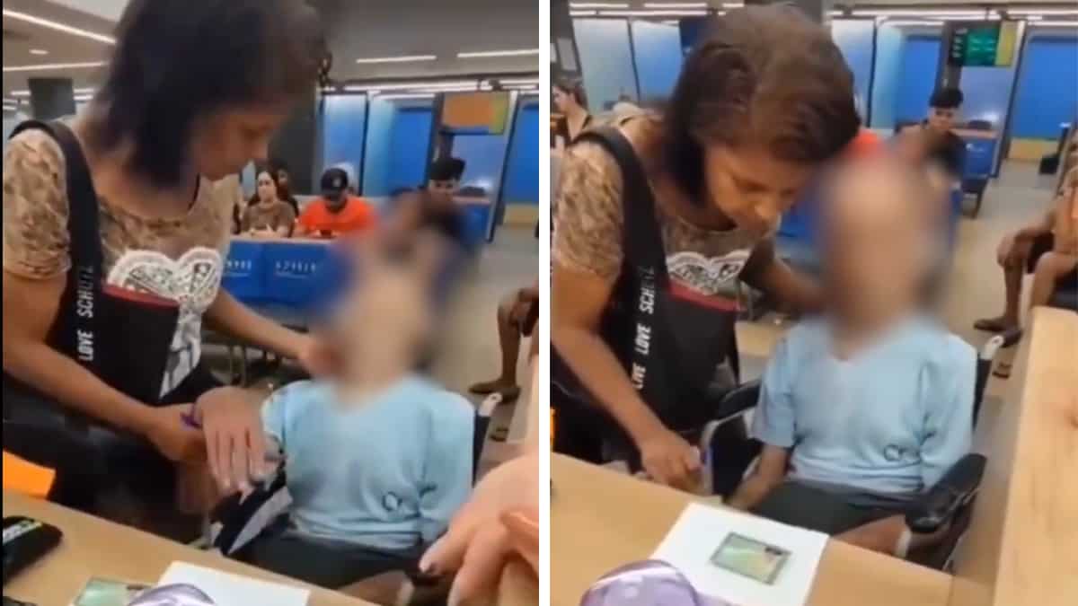 Brazil woman wheels in corpse of an elderly man into bank to 'sign' for a loan Brazil woman wheels in corpse of an elderly man into bank to 'sign' for a loan