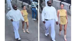Bandages as shoes? Kanye’s wife Bianca makes shocking appearance with him in Disneyland