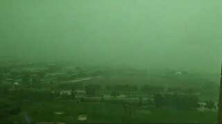 WATCH: Dubai sky turns green, internet calls it 'indication of impending storm'