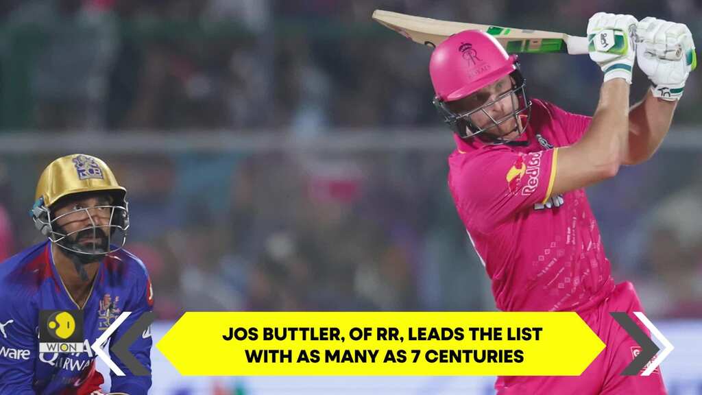 Most 100s in winning causes in IPL