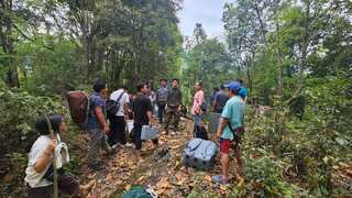 Watch | Poll officials brave challenging terrain to reach polling stations in northeast India