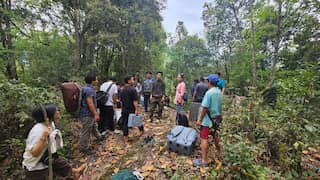 Watch | Poll officials brave challenging terrain to reach polling stations in northeast India