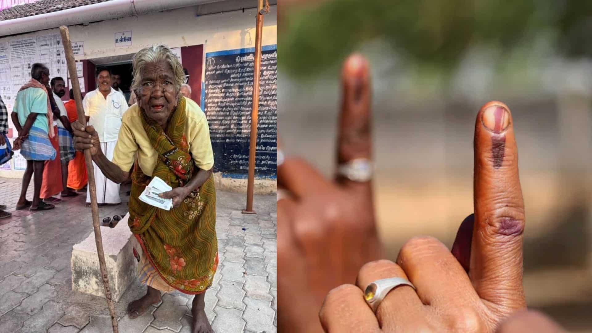 Lok Sabha elections 2024: 102-year-old woman heads to polling booth to vote in Tamil Nadu. WATCH Lok Sabha elections 2024: 102-year-old woman heads to polling booth to vote in Tamil Nadu. WATCH