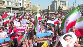 Iranians protest after Friday prayers following drone attack on Iran