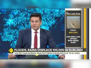 Burundi floods, rains displace 100,000 people