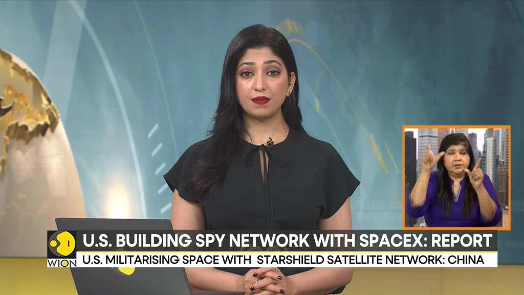 US militarising space with starshield satellite network, says China
