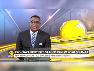 Israel war: Pro Gaza protests staged in New York & Sanaa