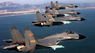 Chinese planes cross median line, carry out landing drills: Taiwan