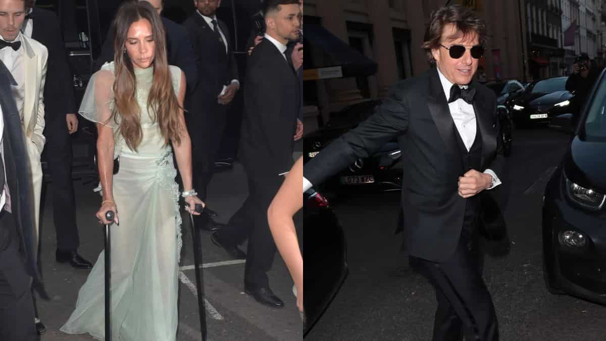 Victoria Beckham reunites with Spice Girls at star-studded birthday bash; Tom Cruise arrives in tuxedo