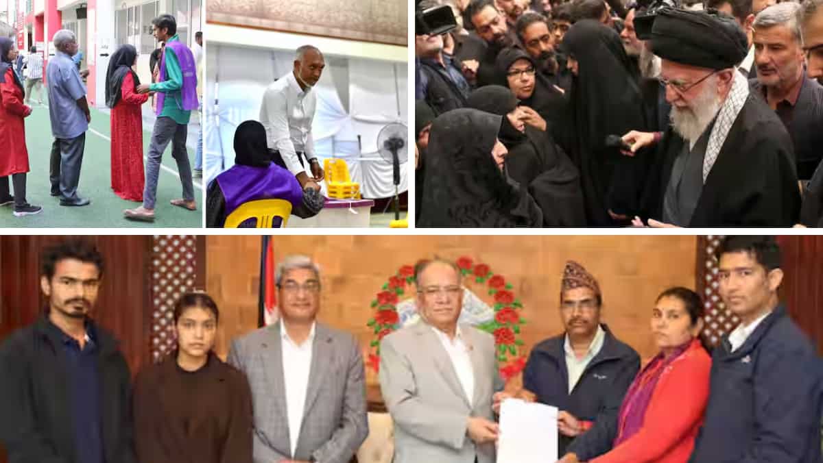 Top 10 world news: Khamenei thanks Iranian forces for attacking Israel; Maldives elections, & more Top 10 world news: Khamenei thanks Iranian forces for attacking Israel; Maldives elections, & more