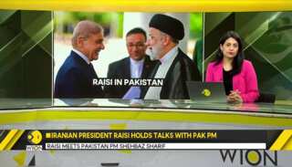 Iran's president Raisi holds talks with Pakistani PM Shehbaz Sharif in Islamabad