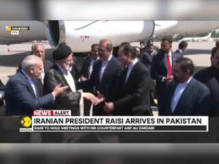 Iranian President Raisi arrives in Pakistan