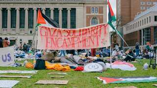 Pro-Palestinian protesters barred from reaching Met Gala; burn American flag, vandalise WWI memorial