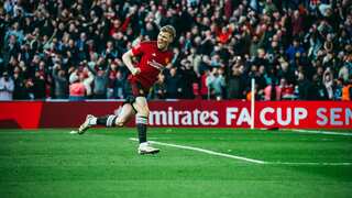 FA Cup: Manchester United beat Coventry on penalties to set up final against arch-rivals City