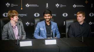 World Chess Championship: Ding Liren, Gukesh tied at halfway after fifth consecutive draw