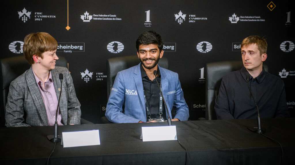 World Chess Championship: Ding Liren, Gukesh tied at halfway after fifth consecutive draw