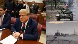 Top 10 world news: Trump accused of 'criminal conspiracy'; Russia captures frontline village; and more